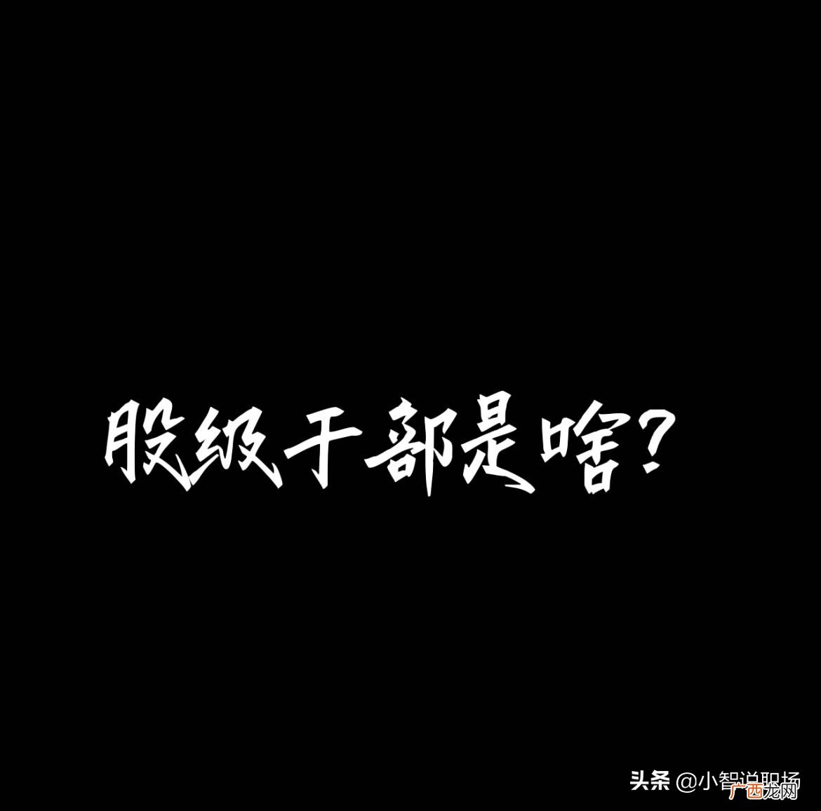 是个什么样的官 股级干部是什么级别