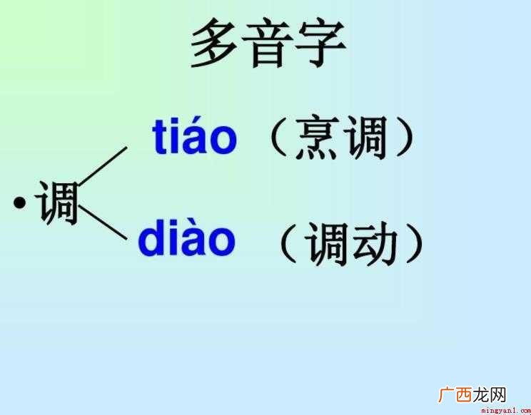 关于多音字有哪些的相关内容 多音字有哪些