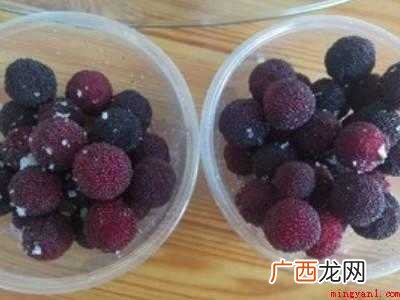 冰冻杨梅怎么做好吃窍门