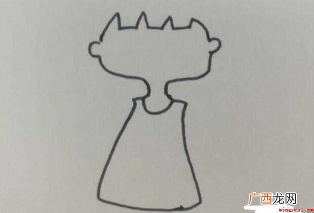 简笔画可爱的小女孩怎么画