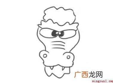 龙头简笔画怎么画 龙须部分完成了 龙头简笔画怎么画