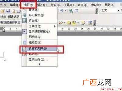 word页眉如何添加横线