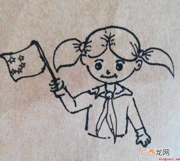 我爱祖国儿童画绘画过程 我爱祖国儿童画怎么画