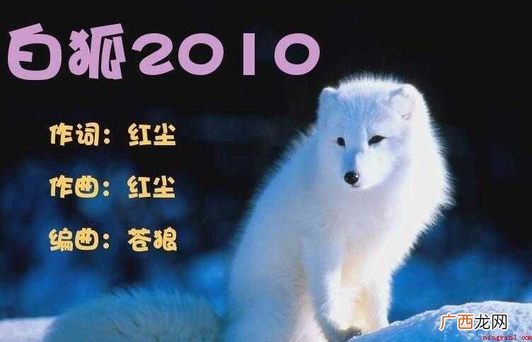 歌曲《白狐》的歌词是什么 《白狐》的歌词是什么