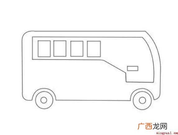 公共汽车怎么画简笔画 如何画公共汽车简笔画