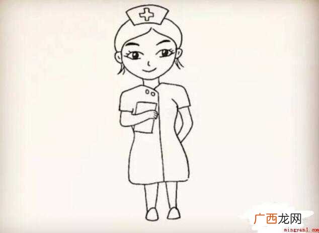 护士简笔画怎么画【图文】 护士简笔画怎么画