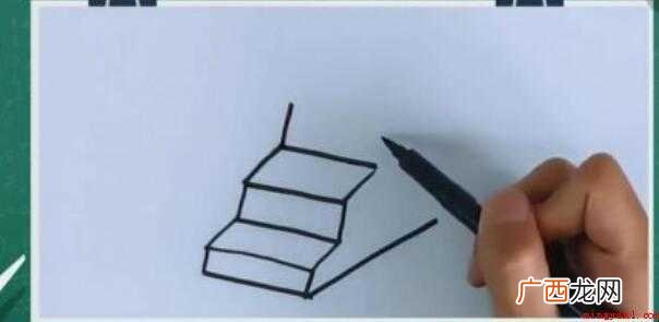 楼梯简笔画怎么画