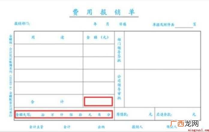怎样填写费用报销单