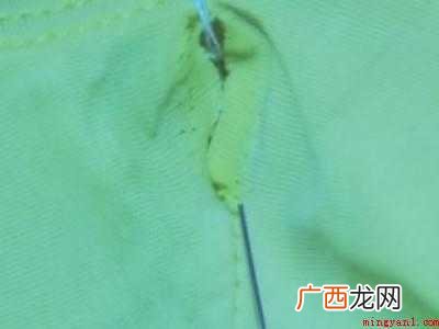 一拉就看不见线的缝法