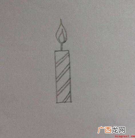 蜡烛的简单画法是什么