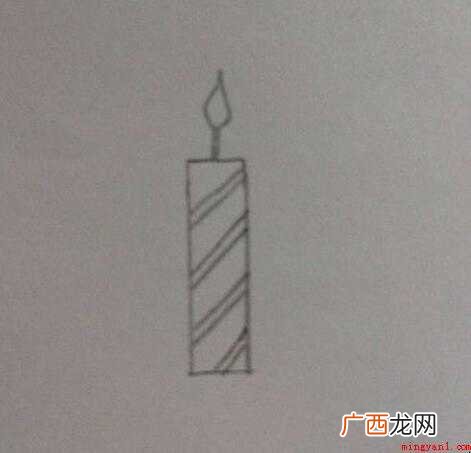 蜡烛的简单画法是什么