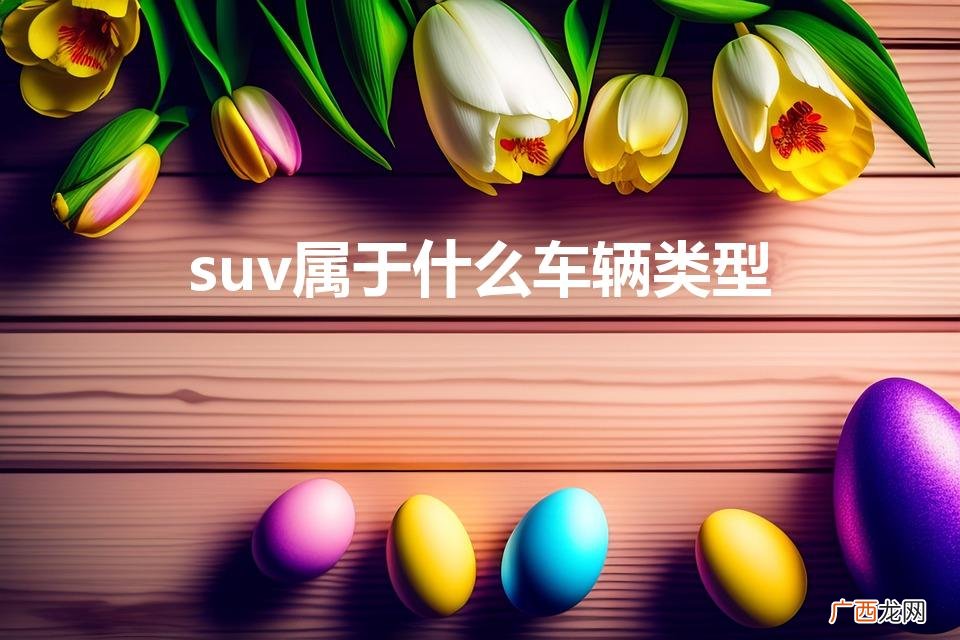 汽车SUV是什么意思 suv属于什么车辆类型