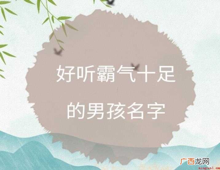 男生的网名好听又帅气有哪些