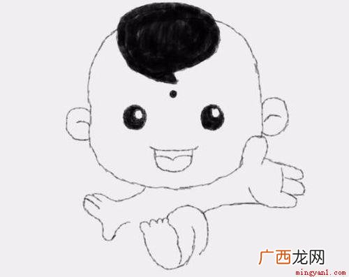 年画福娃简笔画,你学会了吗 福娃简笔画