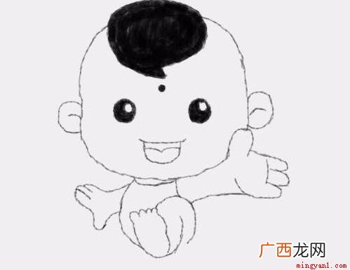年画福娃简笔画,你学会了吗 福娃简笔画
