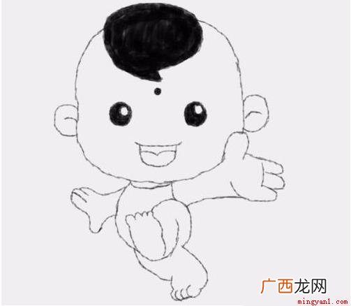 年画福娃简笔画,你学会了吗 福娃简笔画