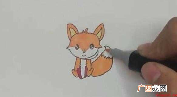 狐狸简笔画怎么画 画出狐狸的耳朵 狐狸简笔画怎么画