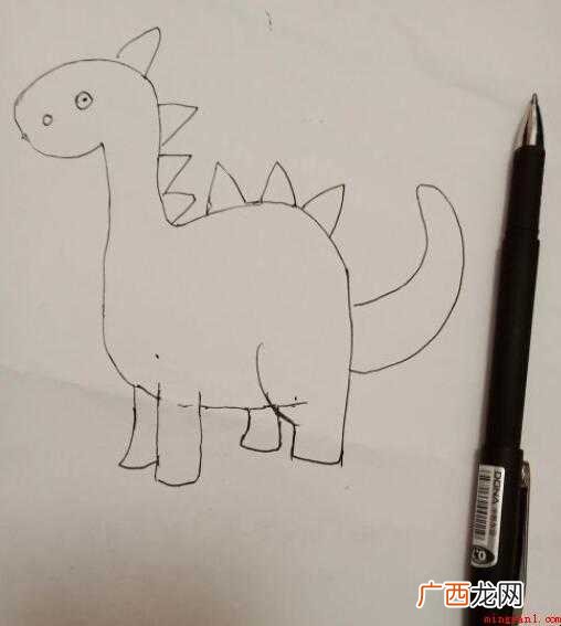 恐龙简笔画怎么画【图文】 恐龙简笔画怎么画
