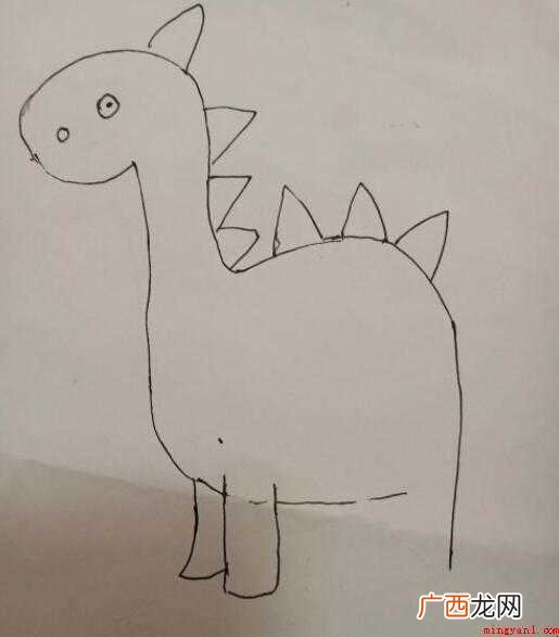 恐龙简笔画怎么画【图文】 恐龙简笔画怎么画