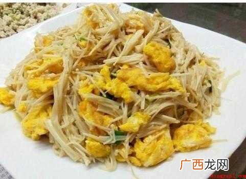 金针菇炒鸡蛋怎样做