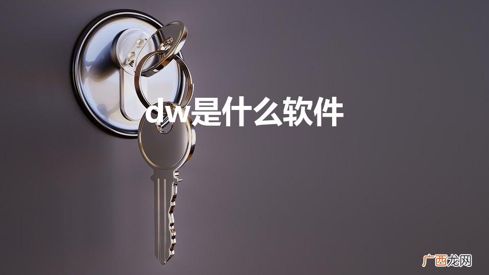 DW是什么软件 dw是什么软件