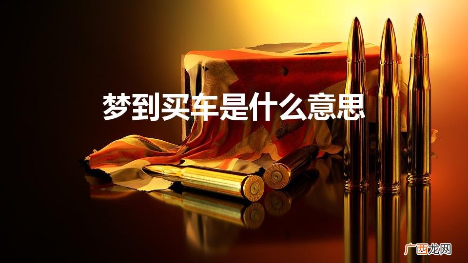 孕妇梦到买车是什么意思 梦到买车是什么意思
