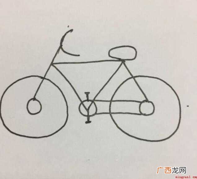 简笔画自行车怎么画