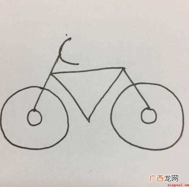 简笔画自行车怎么画