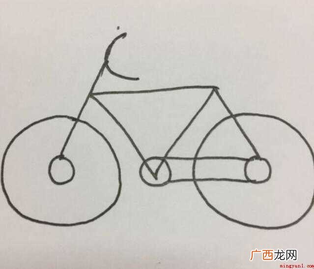 简笔画自行车怎么画