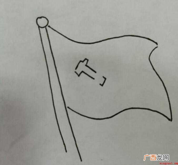 简单的党旗怎么画【图文】 简单的党旗怎么画