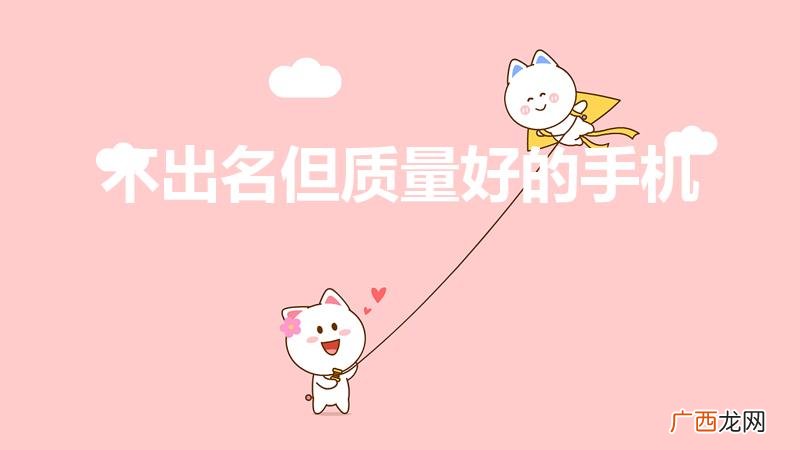 什么手机耐用质量好 不出名但质量好的手机