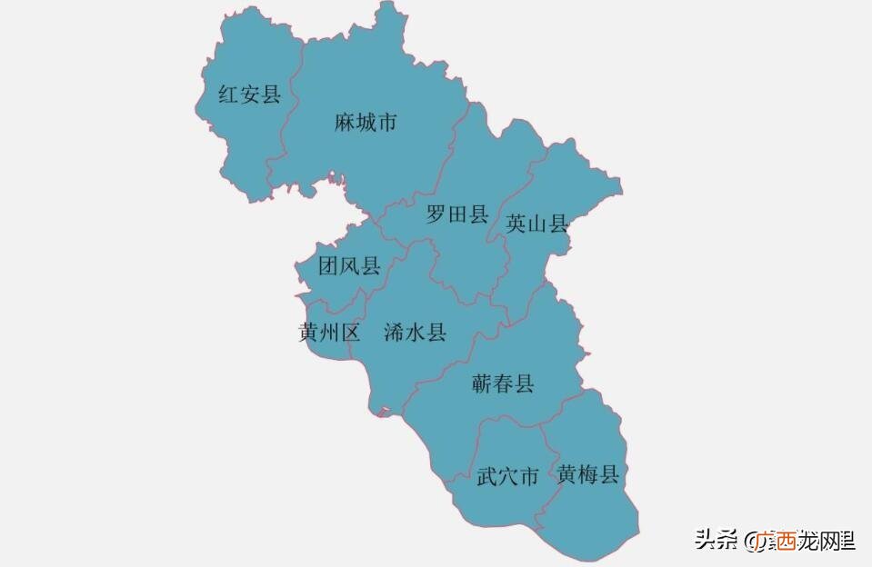 湖北省黄冈市的面积人口情况 黄冈市有几个区几个县