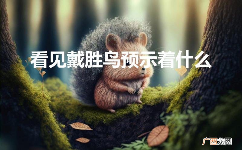 戴胜鸟 看见戴胜鸟预示着什么