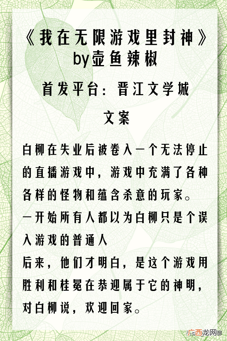 推荐双男主好看小说已完结 无限流小说推荐双男主