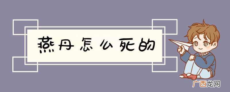 燕丹怎么死的