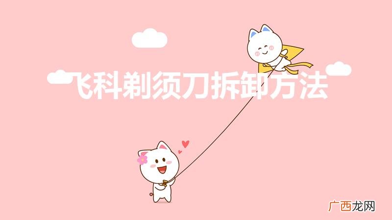 飞科剃须刀怎么拆解 飞科剃须刀拆卸方法