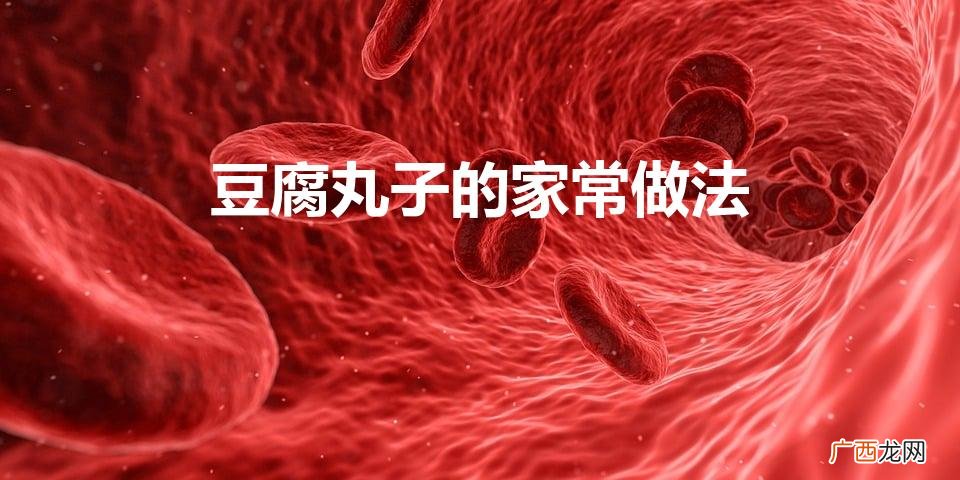 豆腐丸子的家常做法(豆腐丸子咋做)