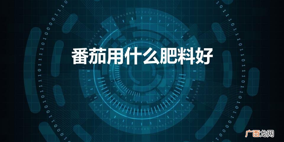 番茄用什么肥料好（番茄膨果期用什么肥料好)