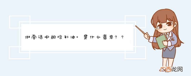 湖南话中的哈利油 是什么意思??