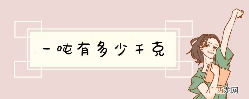 一吨有多少千克