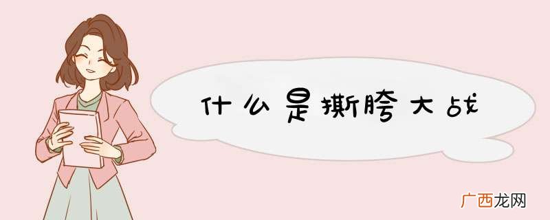 什么是撕胯大战