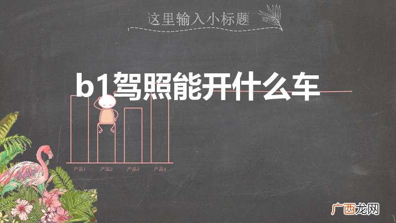 b1驾照可以开什么车 b1驾照能开什么车
