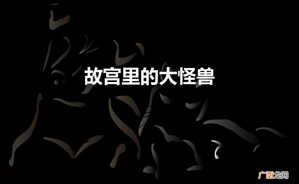 故宫里的大怪兽之洞光宝石的秘密 故宫里的大怪兽