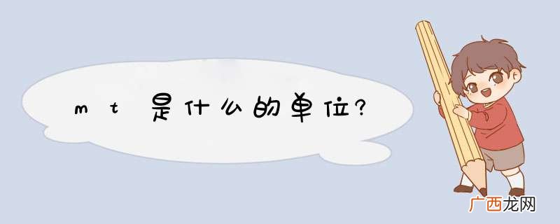 mt是什么的单位?