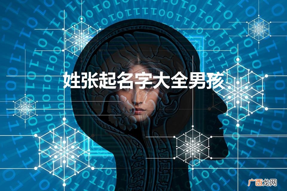 姓张起名字大全男孩(姓张起名字大全男孩当官名)