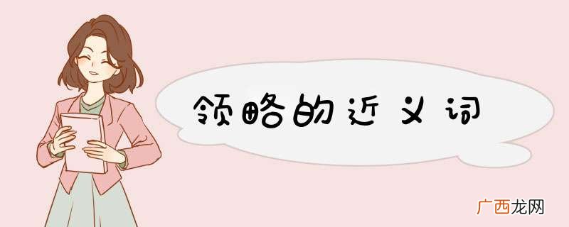 领略的近义词