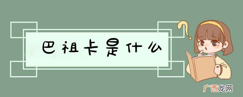 巴祖卡是什么