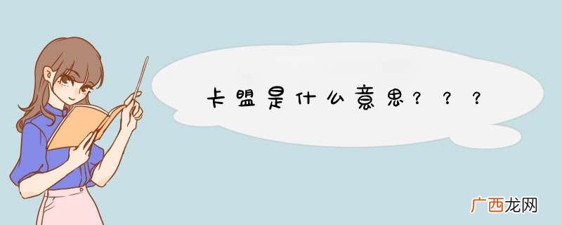 卡盟是什么意思？？？