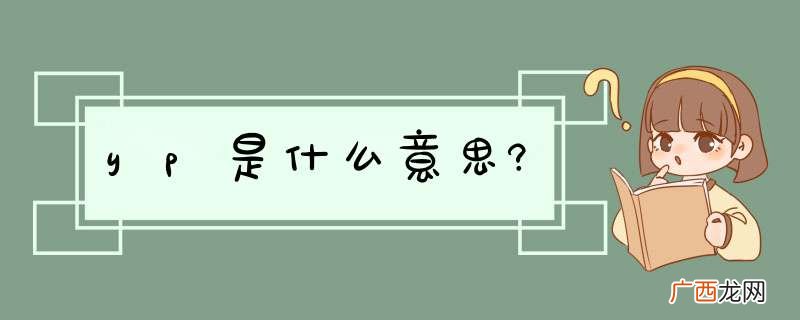 yp是什么意思?