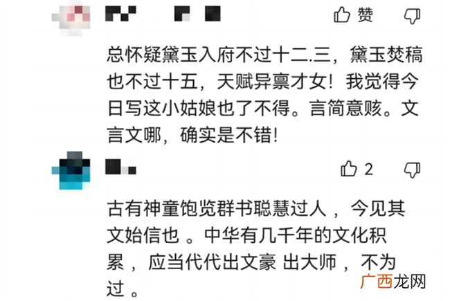 小女孩写文言文引热议 网友：感觉是教授所写 揭开背后教育真相